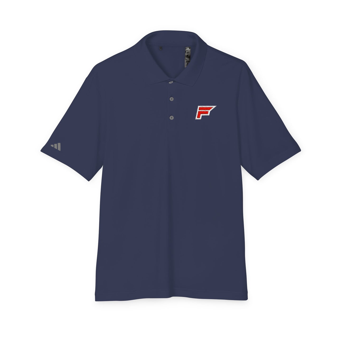 Orange & White Embroidery - Adidas Performance Polo