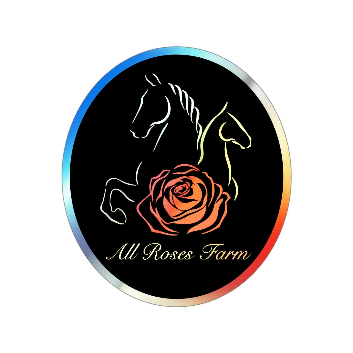 Holographic Sticker 4"