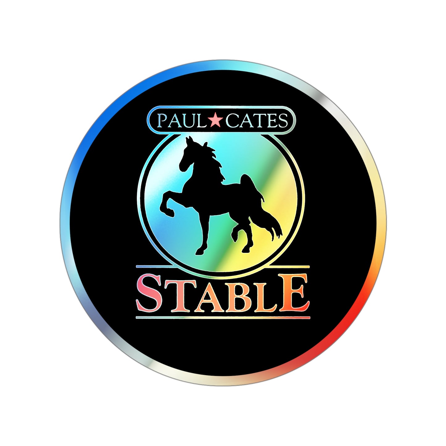 Holographic Sticker 4"