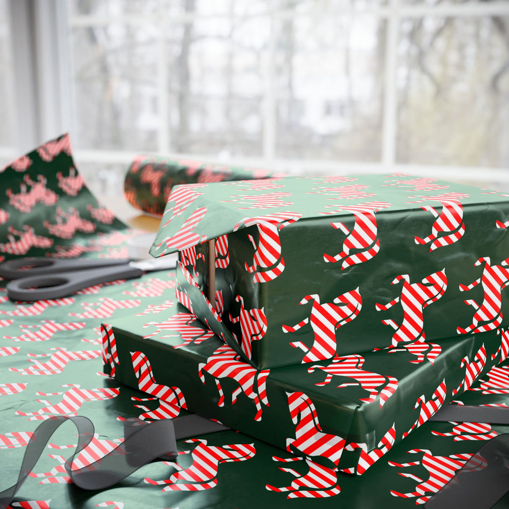 Saddlethreads Candycane Logo Wrapping Paper - 30" x 180"