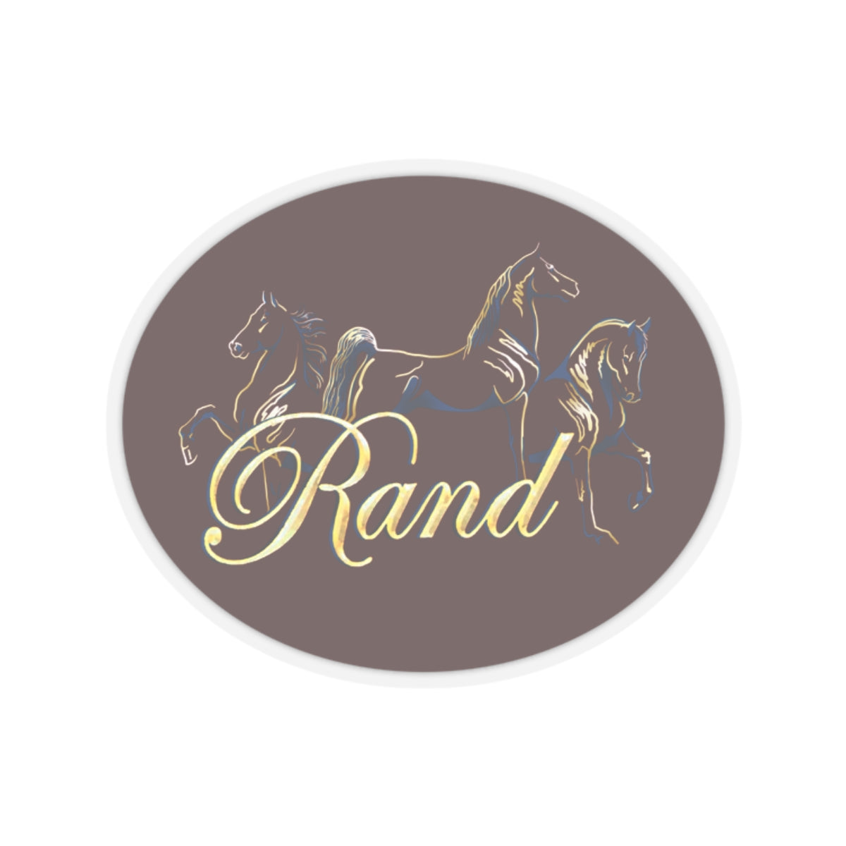Stickers - 2 sizes, clear or white trim