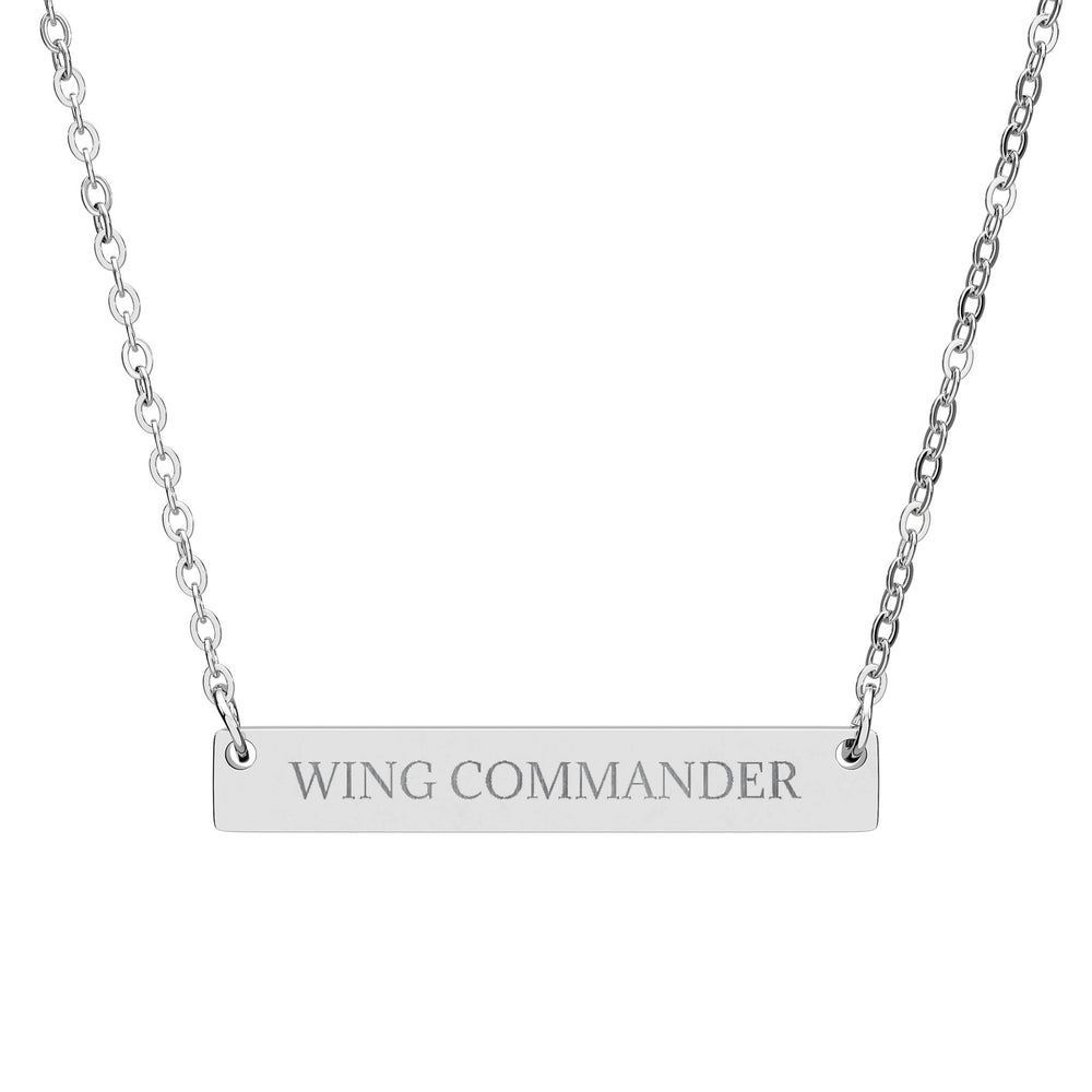 WING COMMANDER - THE NAMEPLATE NECKLACE