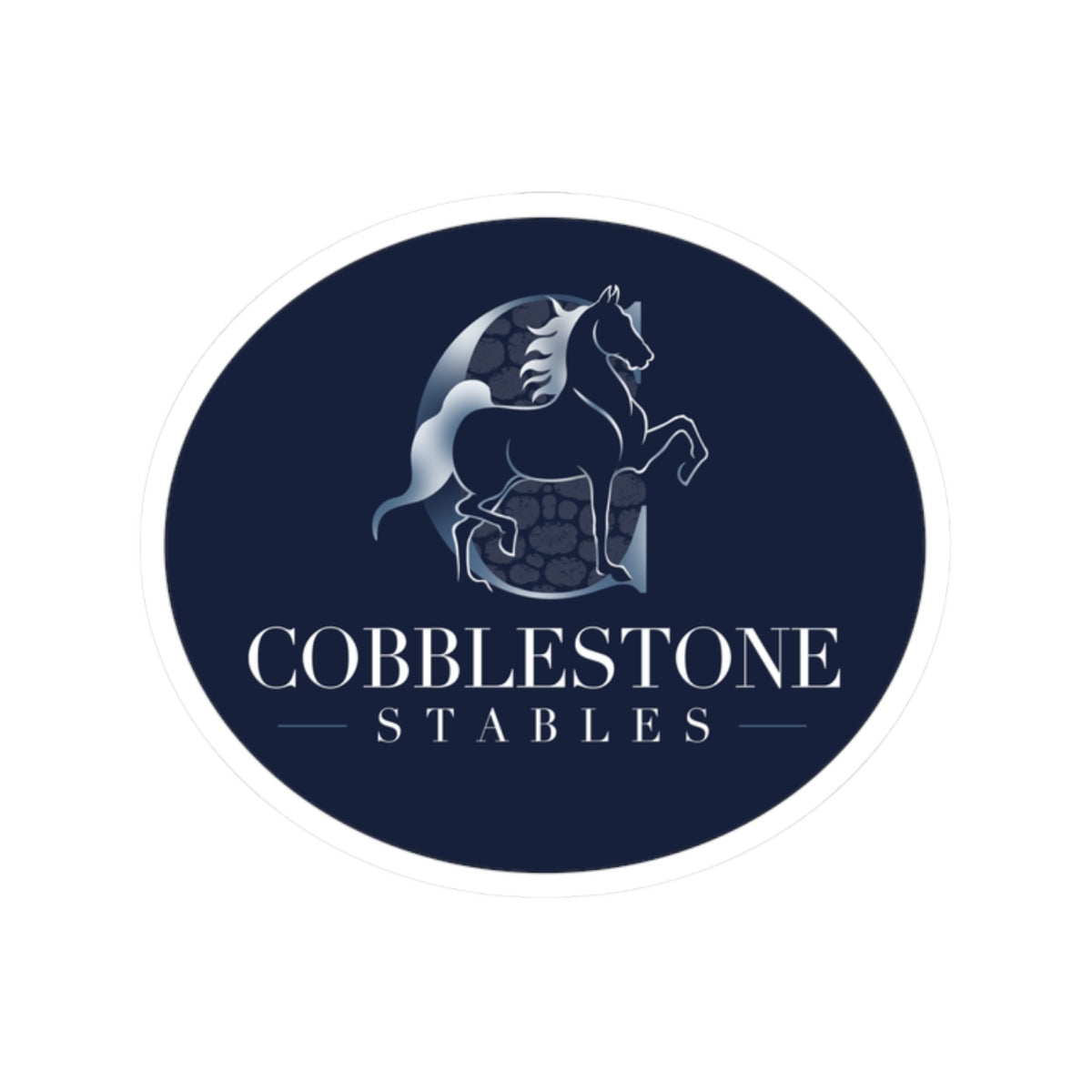 Stickers - 2 sizes, clear or white trim