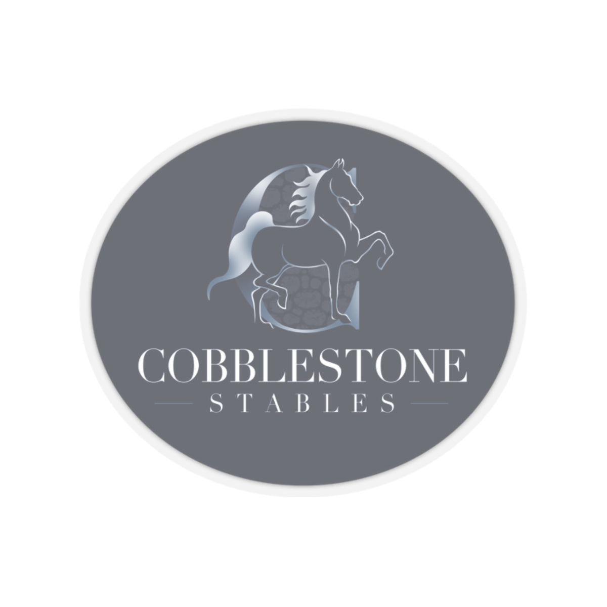 Stickers - 2 sizes, clear or white trim