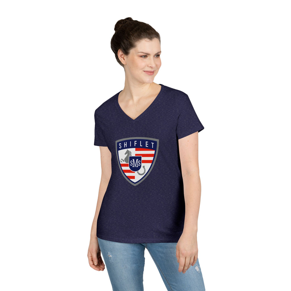 
                  
                    Ladies V-Neck Tee
                  
                