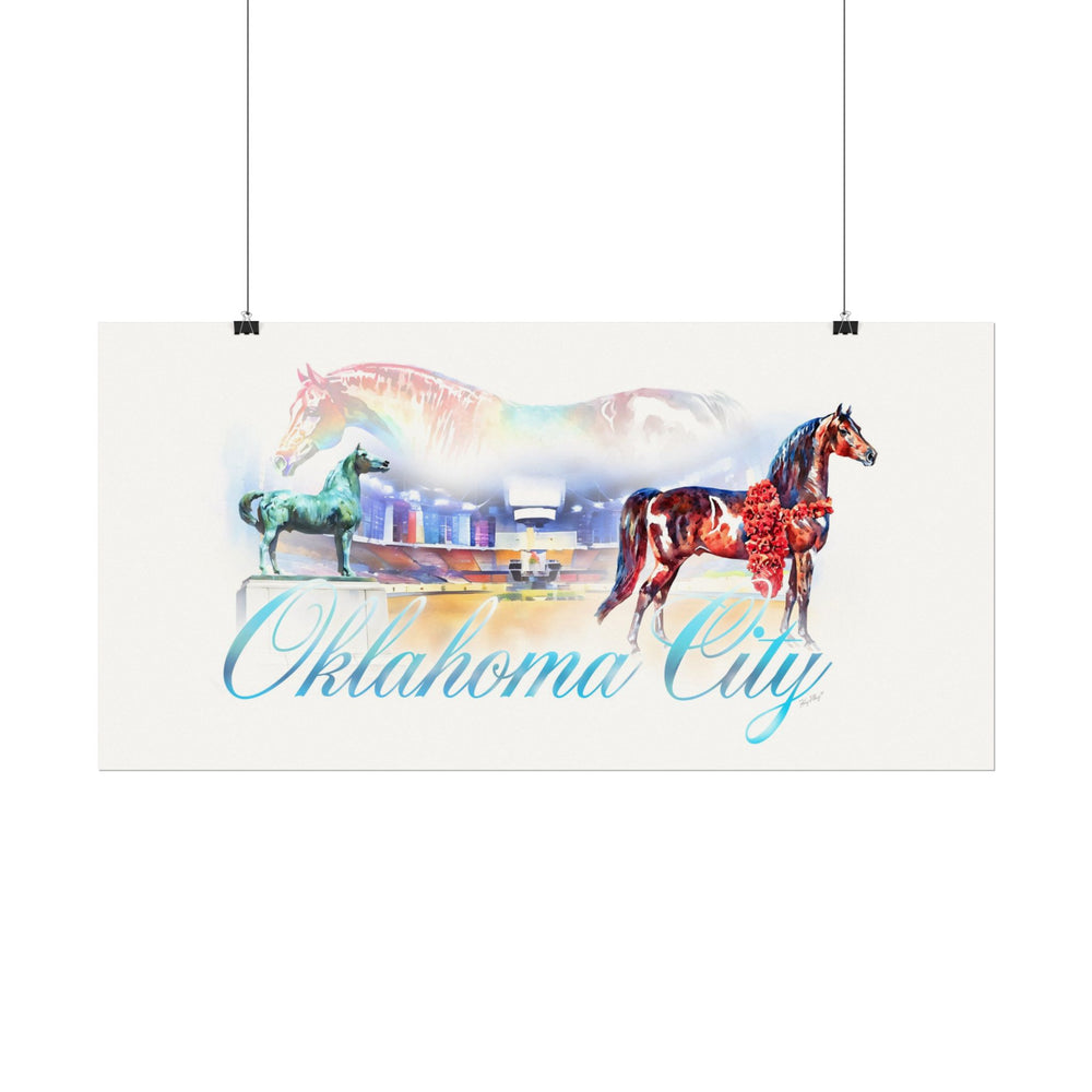 
                  
                    Oklahoma City - Textured Watercolor Matte Print
                  
                