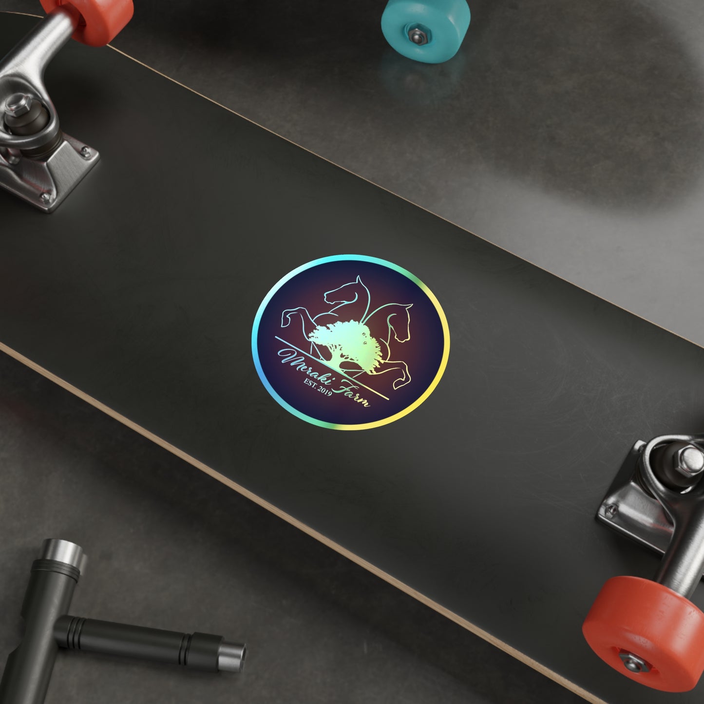 Holographic Sticker 4"