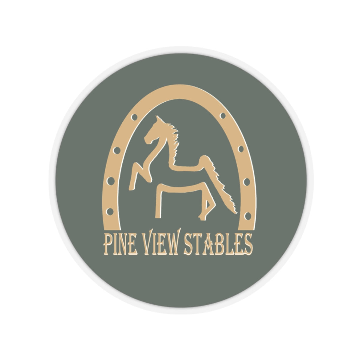 Stickers - 2 sizes, clear or white trim