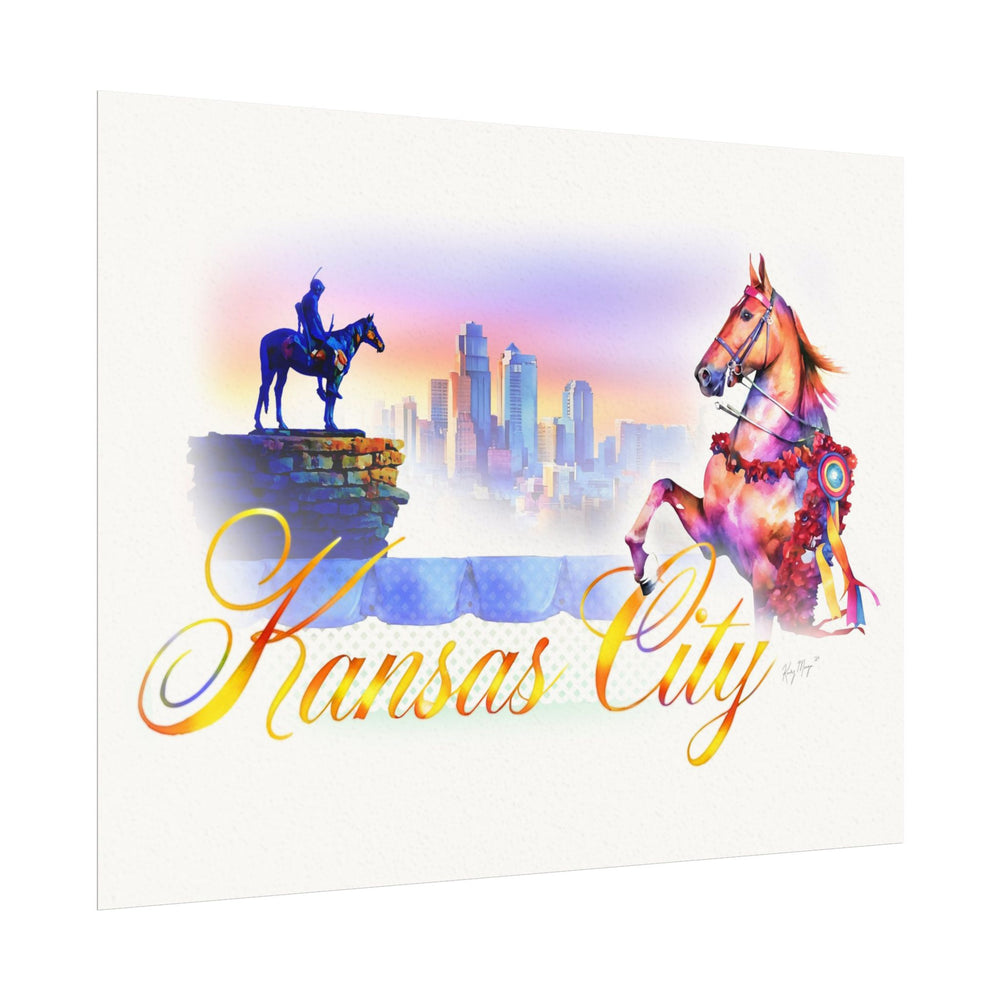 
                  
                    "Kansas City" Textured Watercolor Matte Print
                  
                