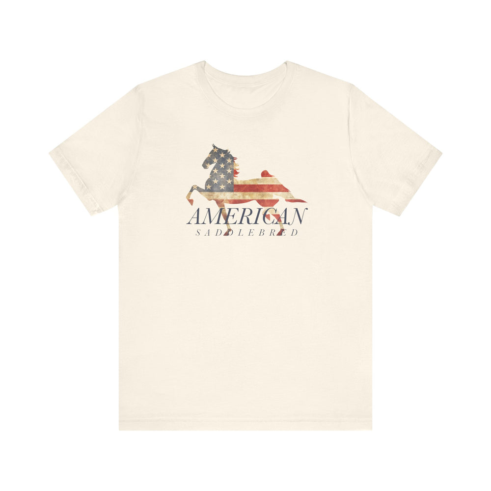 American Flag Saddlebred Premium Tee