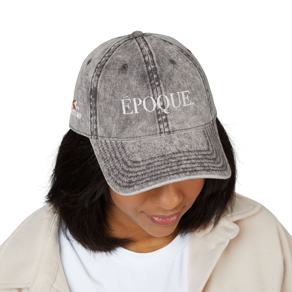 
                  
                    Époque. - Vintage Embroidered Hat
                  
                