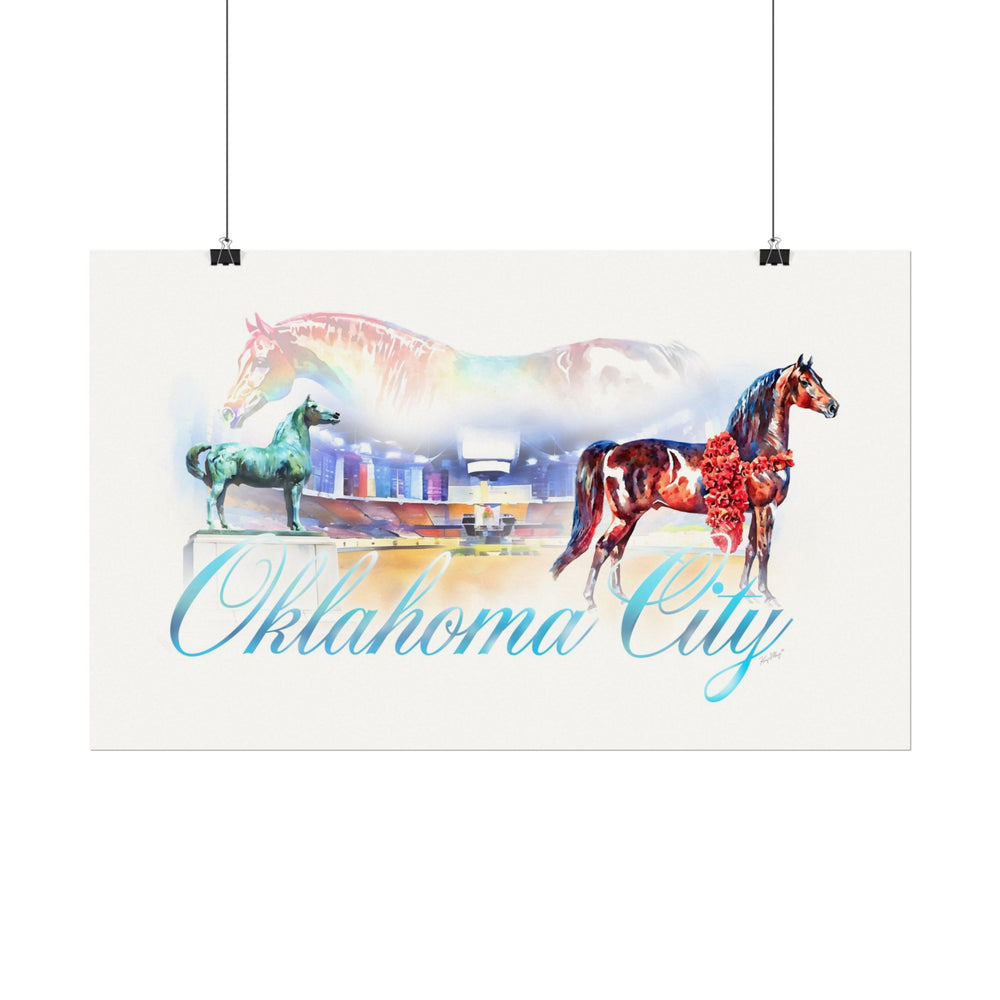 
                  
                    Oklahoma City - Textured Watercolor Matte Print
                  
                