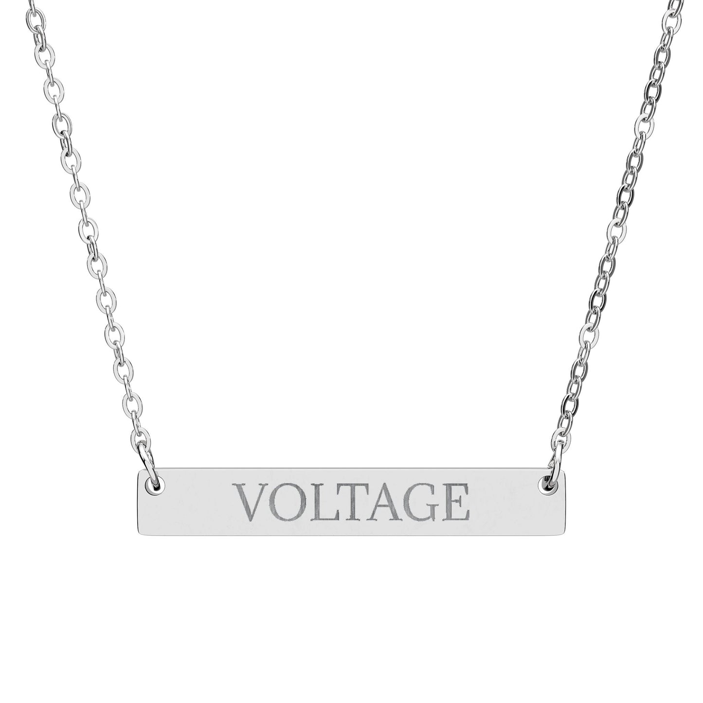 VOLTAGE - THE NAMEPLATE NECKLACE