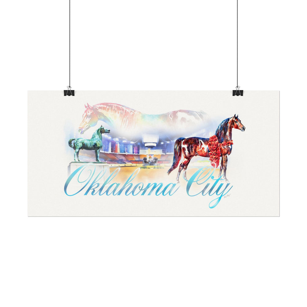 
                  
                    Oklahoma City - Textured Watercolor Matte Print
                  
                