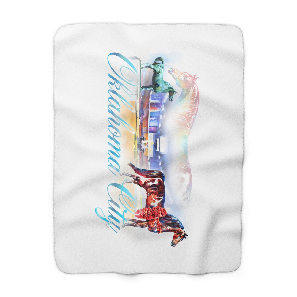 
                  
                    Oklahoma City Sherpa Fleece Blanket
                  
                