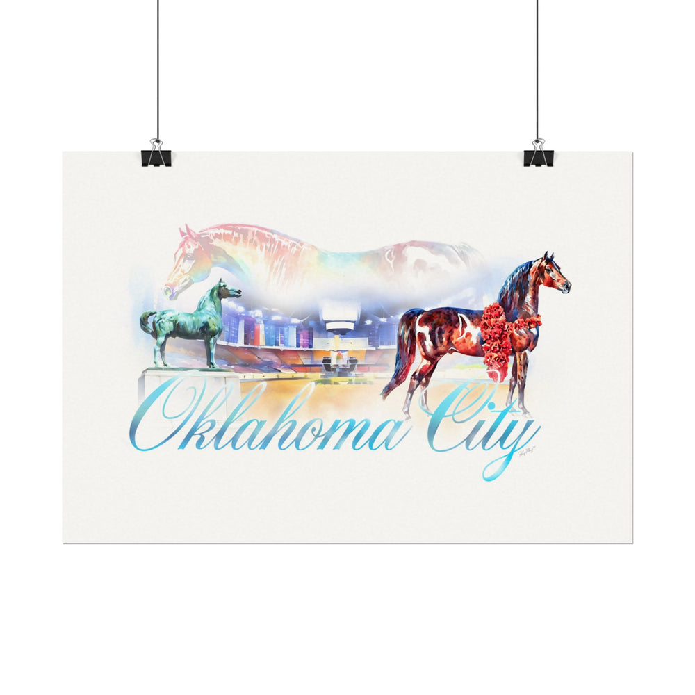 
                  
                    Oklahoma City - Textured Watercolor Matte Print
                  
                