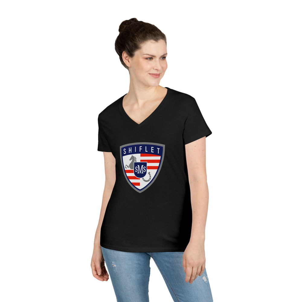 
                  
                    Ladies V-Neck Tee
                  
                