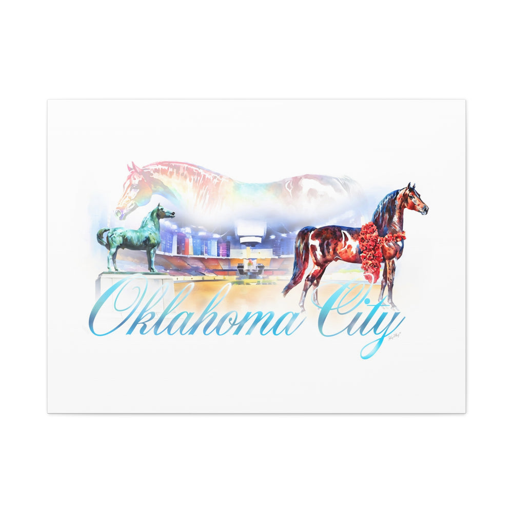 
                  
                    Oklahoma City - Deluxe Stretched Canvas Print, 3 Sizes Available
                  
                