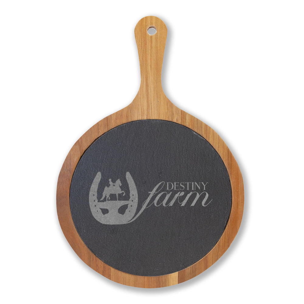 
                  
                    4 sizes - Engraved Acacia Wood & Slate Serving Board
                  
                