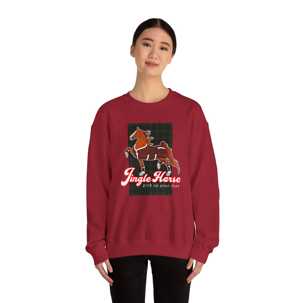 
                  
                    Saddlebred Jingle Horse Crewneck
                  
                