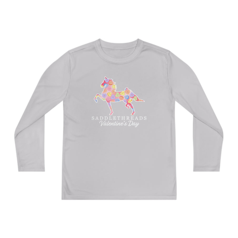 
                  
                    Valentine's Day Youth Long Sleeve Competitor Tee
                  
                