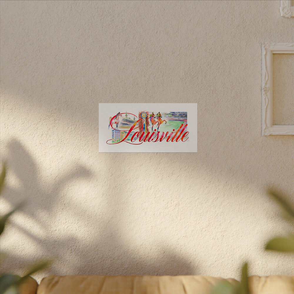 
                  
                    Louisville - Textured Watercolor Matte Print
                  
                