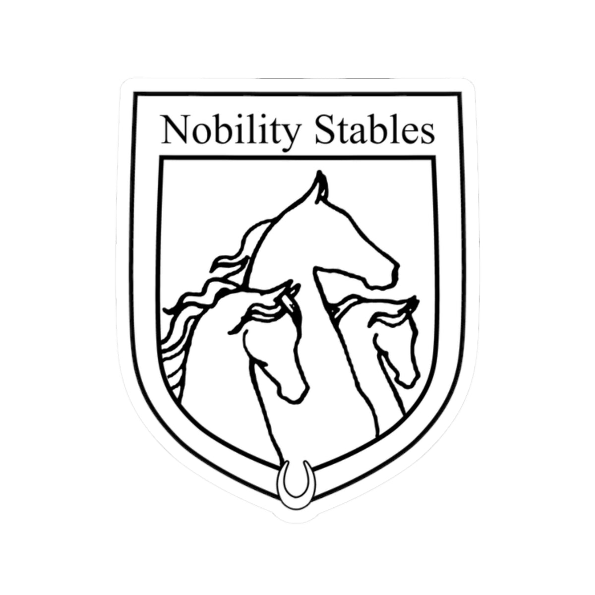 Stickers - 2 sizes, clear or white trim