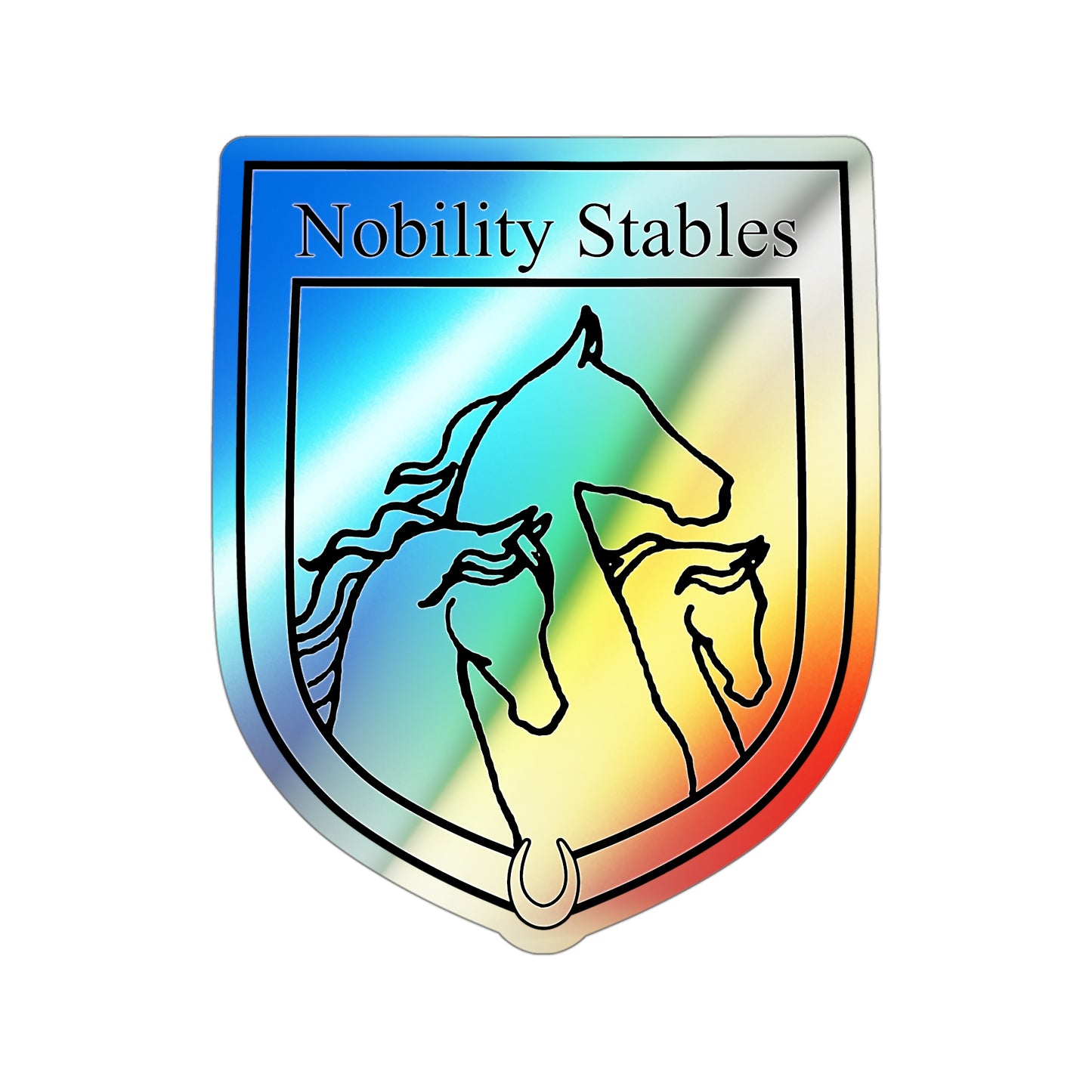 Holographic Sticker 4"