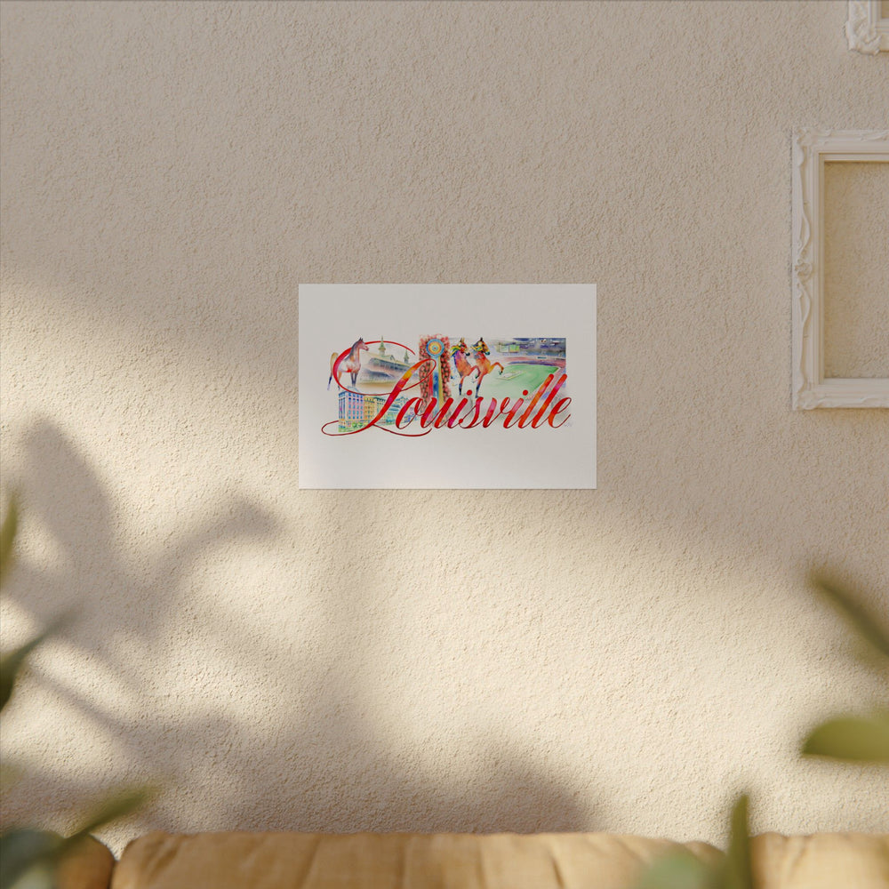
                  
                    Louisville - Textured Watercolor Matte Print
                  
                