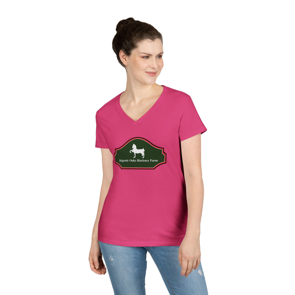 
                  
                    Ladies V-Neck Tee
                  
                