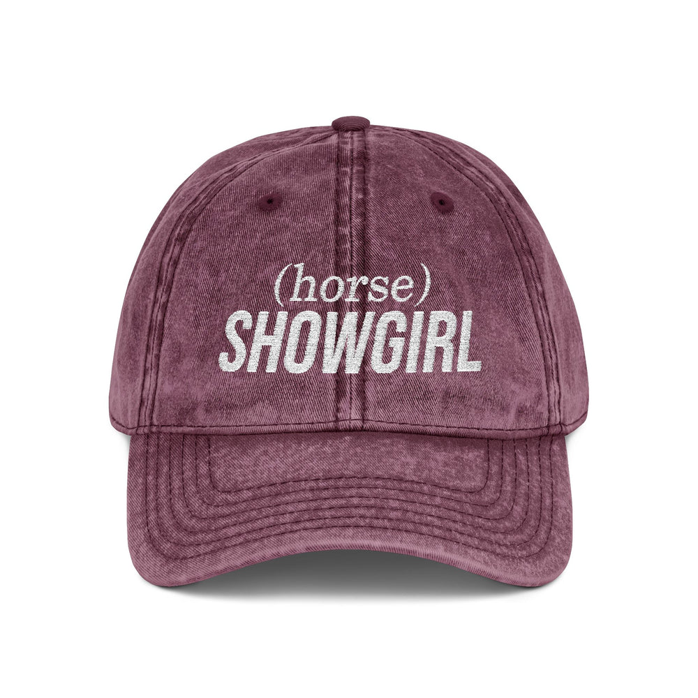 
                  
                    Vintage Embroidered Hat - (horse) SHOWGIRL
                  
                
