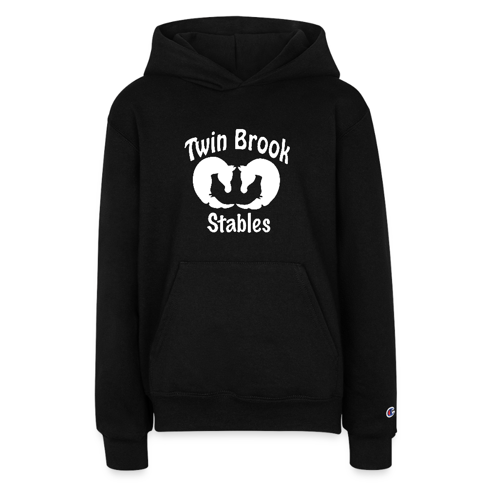 Champion Youth Hoodie - black