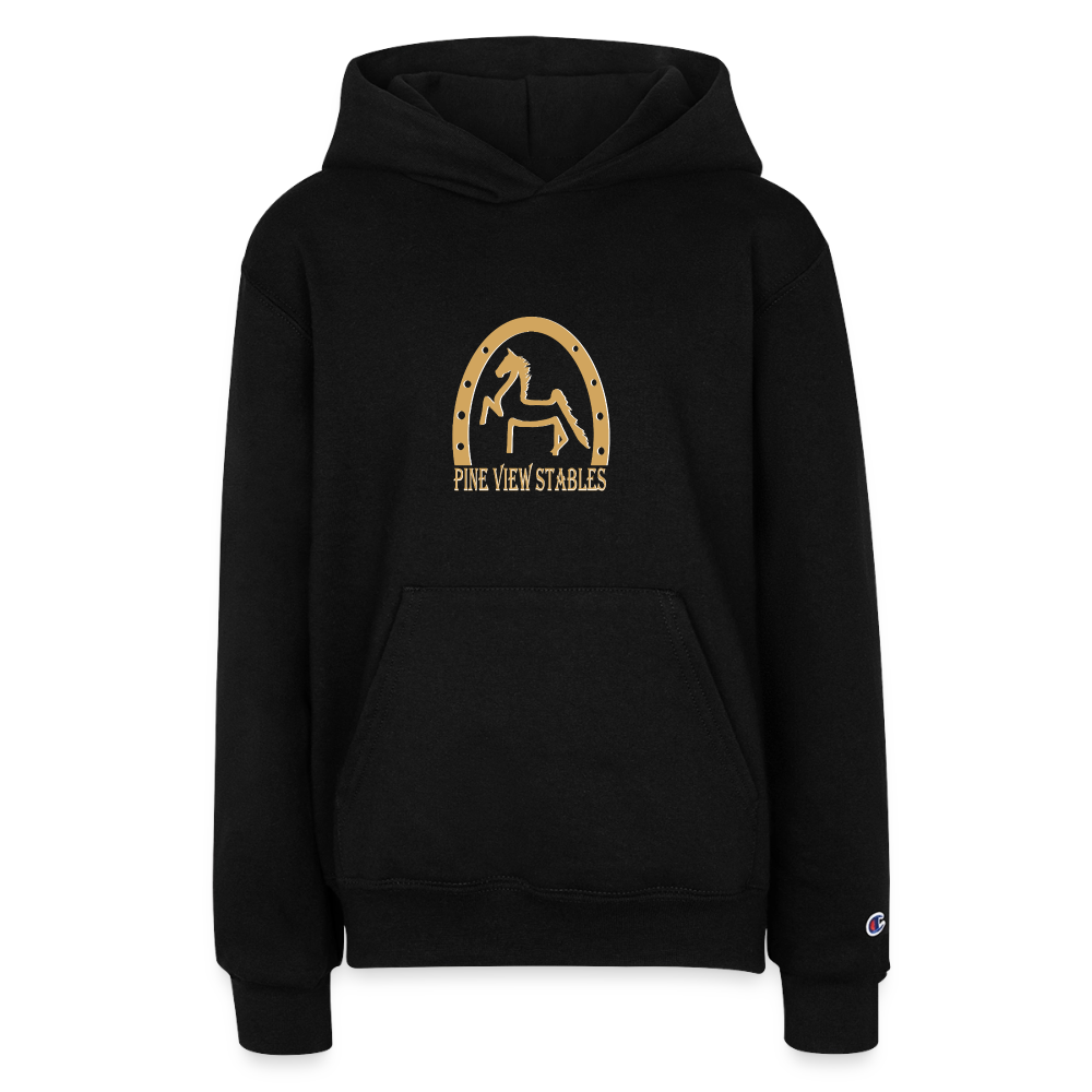 Champion Youth Hoodie - black