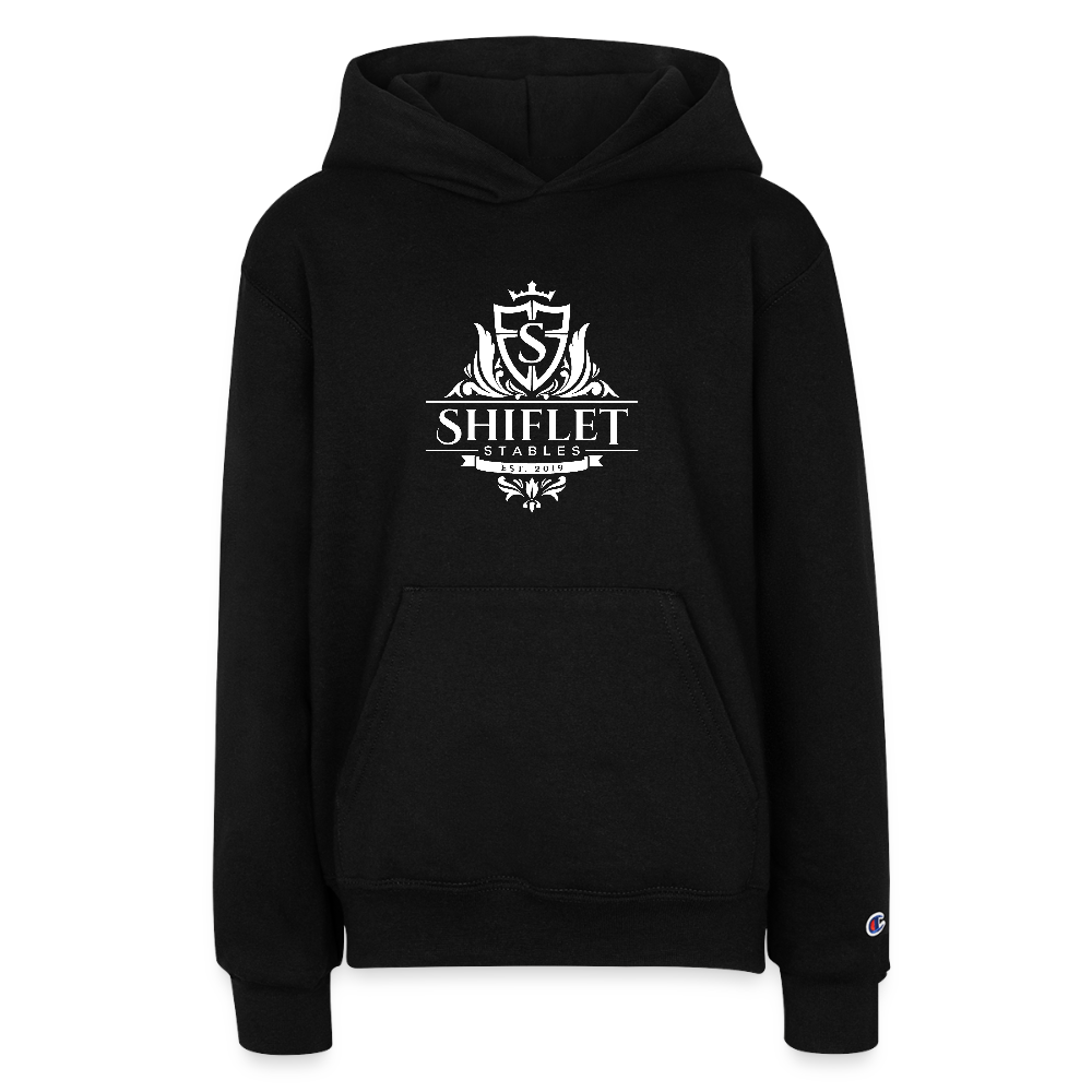 Champion Youth Hoodie - black