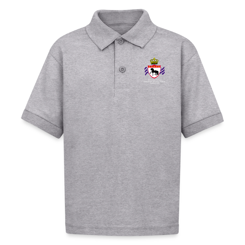 Kids Polo - heather gray
