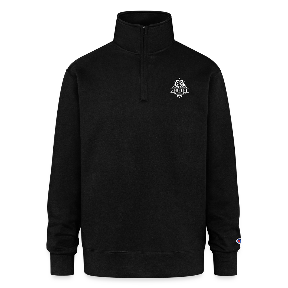 
                  
                    Champion Unisex Quarter Zip Sweatshirt - black
                  
                