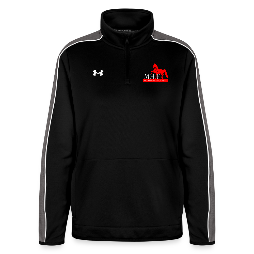 Under Armour Women's Command Quarter Zip 2.0 - black/white