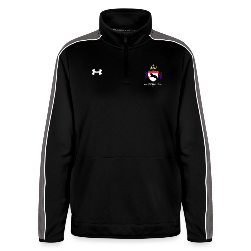 Under Armour Women's Command Quarter Zip 2.0 - black/white