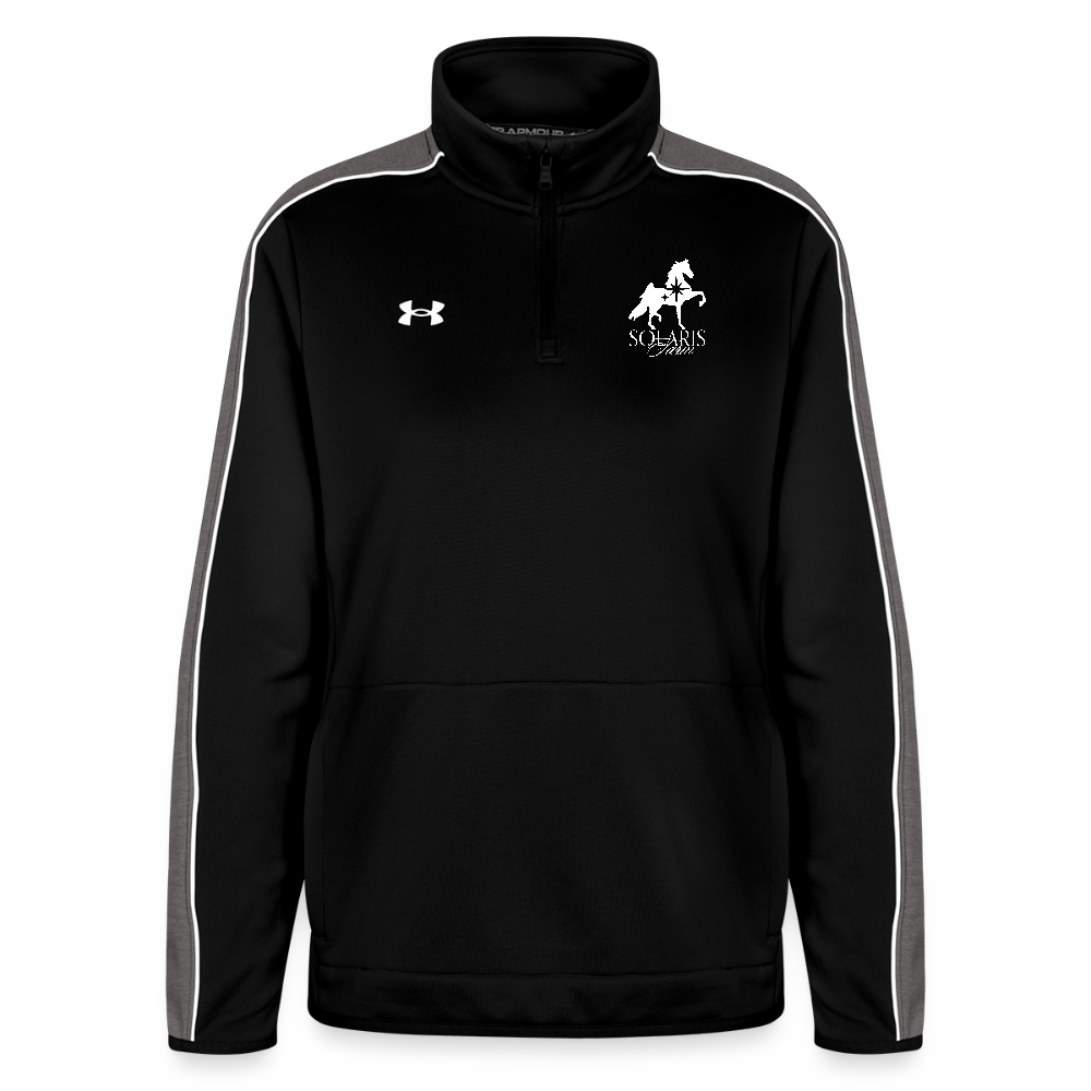 Under Armour Women's Command Quarter Zip 2.0 - black/white