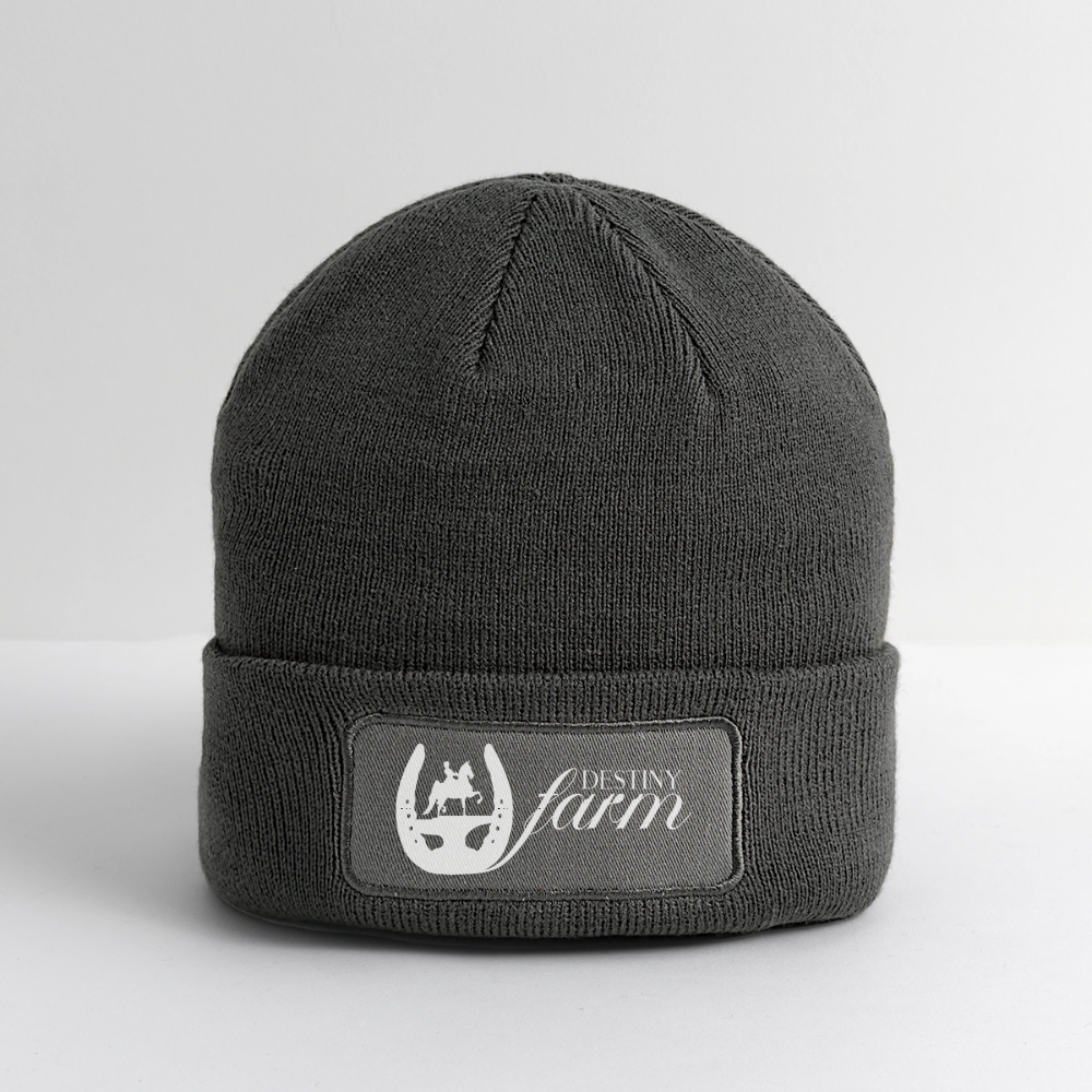 
                  
                    Logo Patch Beanie - charcoal grey
                  
                