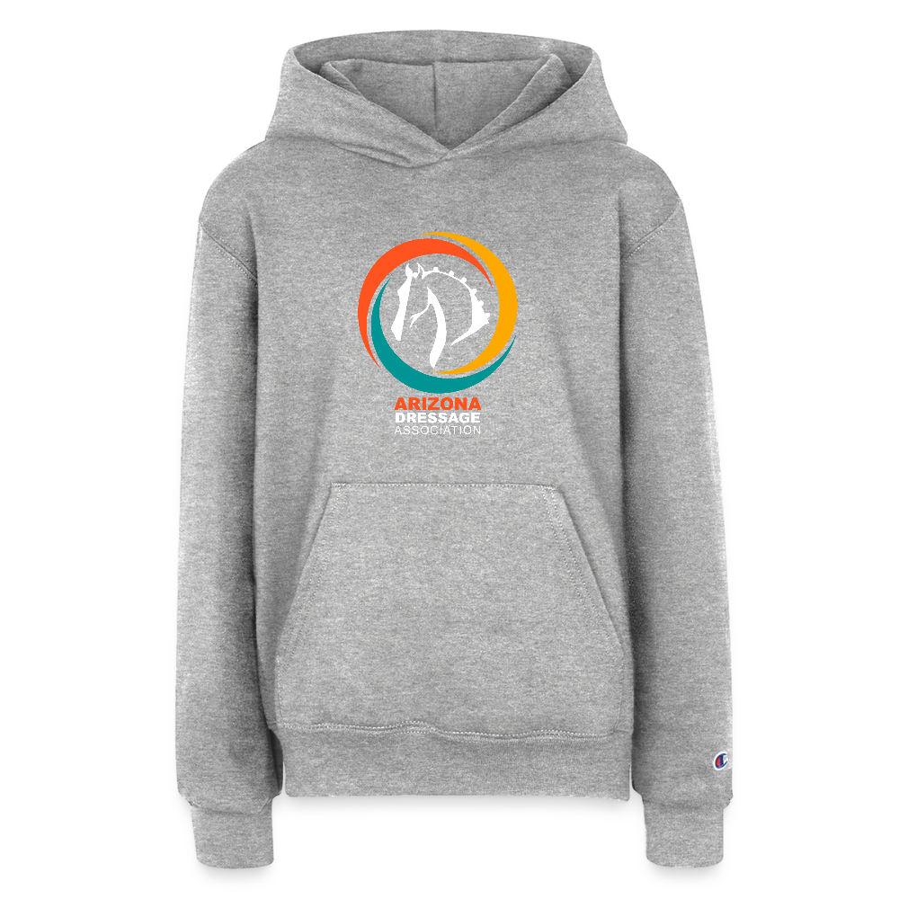 Champion Youth Hoodie - heather grey