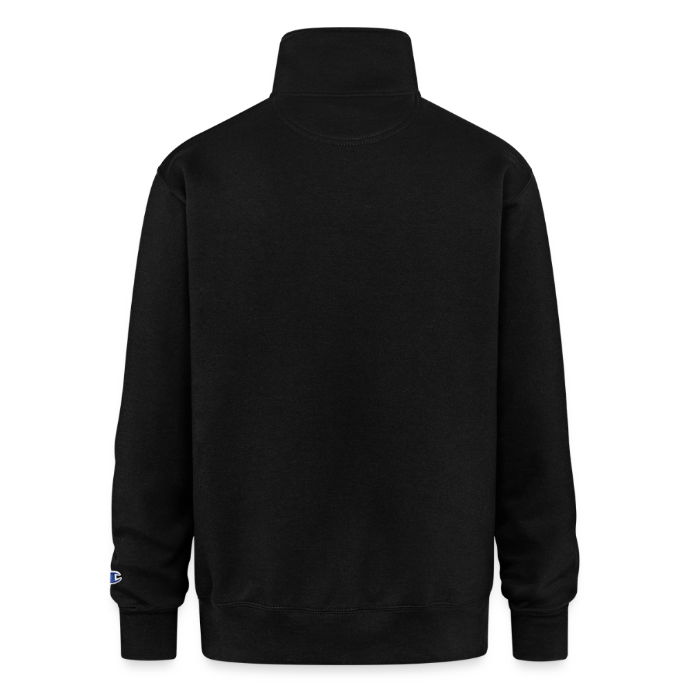 Champion Unisex Quarter Zip Sweatshirt - black