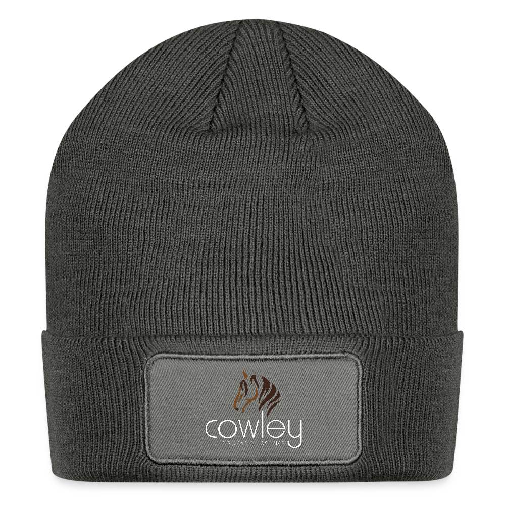
                  
                    Logo Patch Beanie - charcoal grey
                  
                
