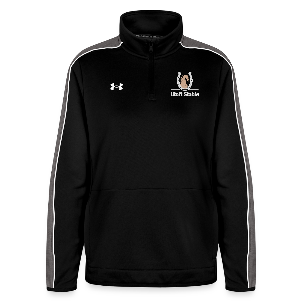 Under Armour Women's Command Quarter Zip 2.0 - black/white