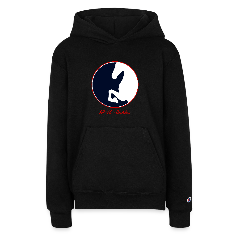 Champion Youth Hoodie - black