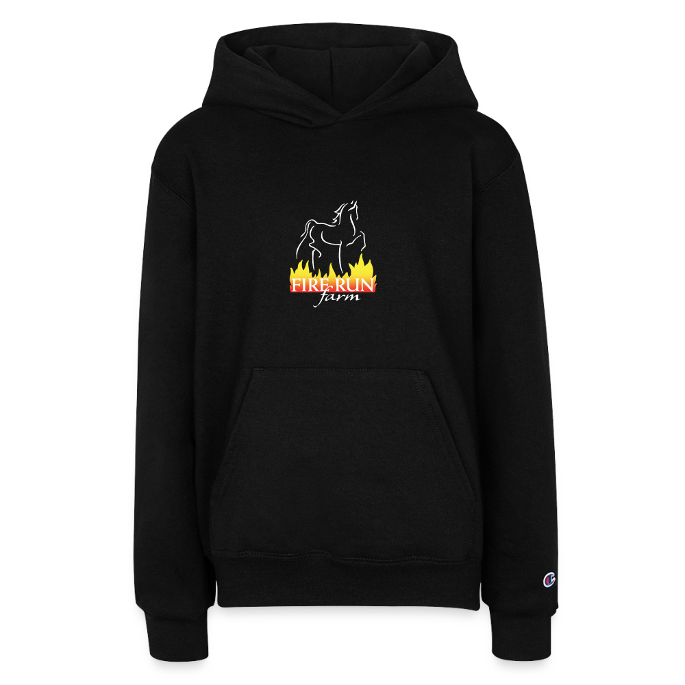 Champion Youth Hoodie - black
