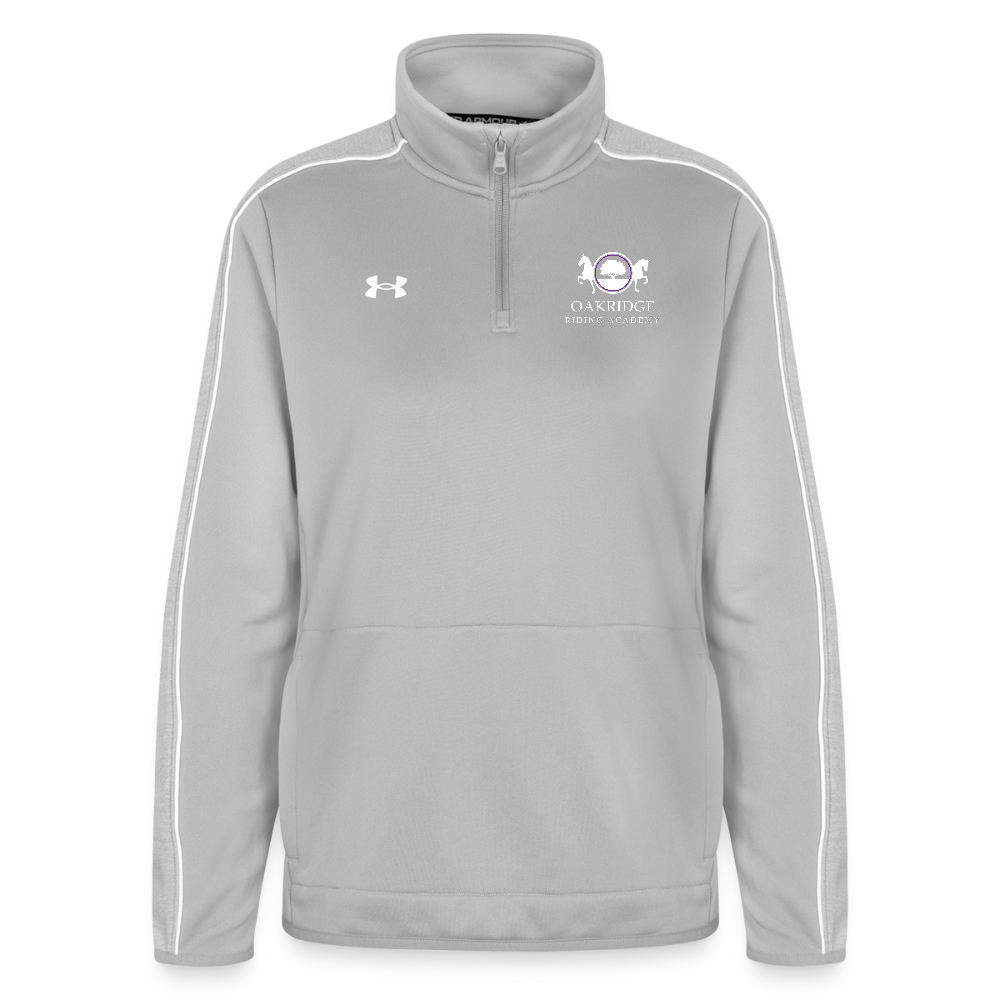 Under Armour Women's Command Quarter Zip 2.0 - light gray