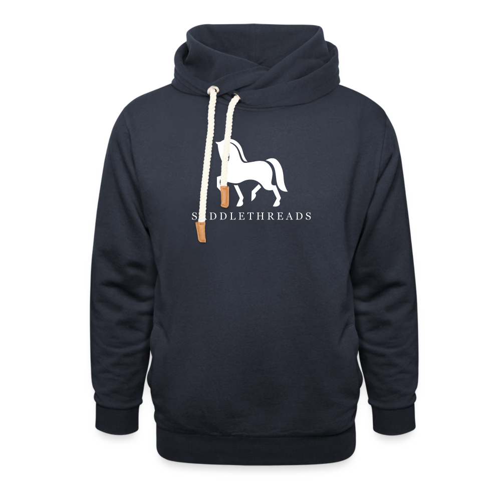 
                  
                    Saddlethreads Shawl Collar Hoodie - navy
                  
                