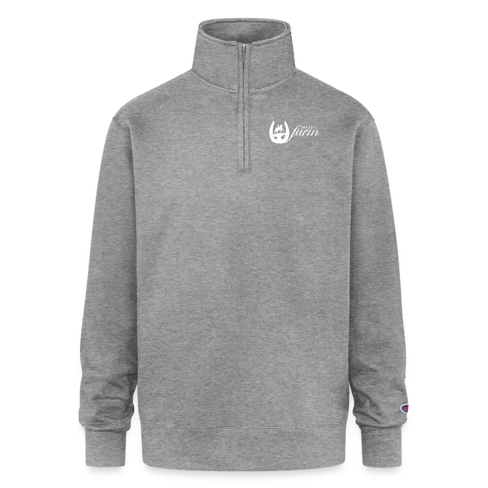 
                  
                    Champion Unisex Quarter Zip Sweatshirt - heather gray
                  
                