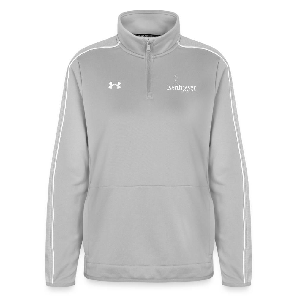 Under Armour Women's Command Quarter Zip 2.0 - light gray